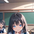 教科書を見せてくれる小さな女の子２ 7枚目