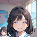 教科書を見せてくれる小さな女の子２ 4枚目