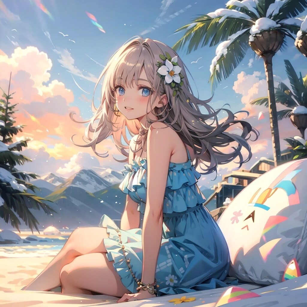 南国の冬 | の人気AIイラスト・グラビア