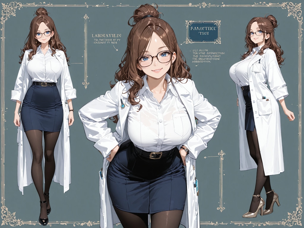 メグ 設定画風イラスト