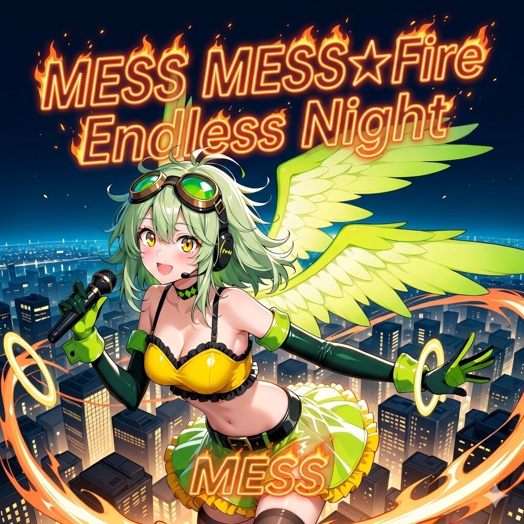 MESS MESS ☆ Fire Endless Night【CDジャケットEdition】