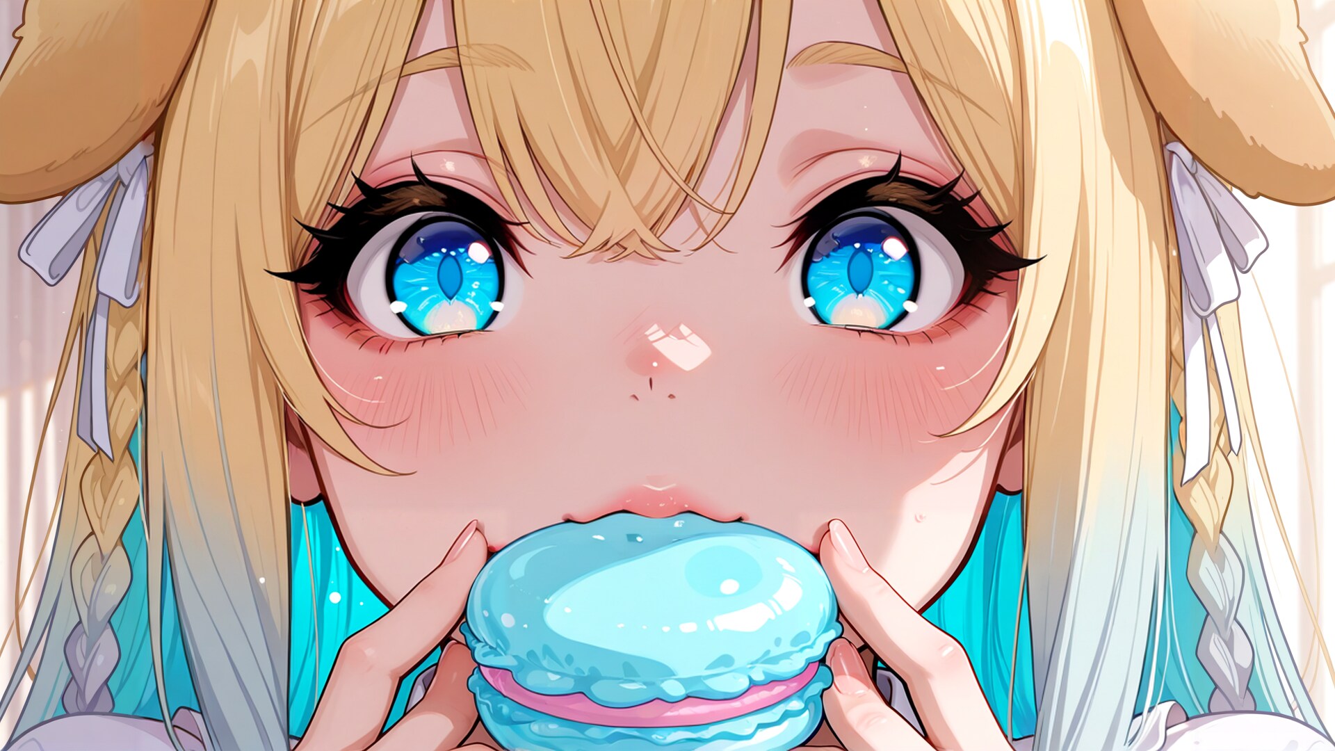 マカロンかわいいですよね(ﾓｸﾞﾓｸﾞ）