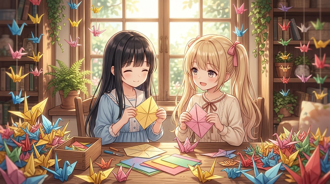 希望の折り鶴