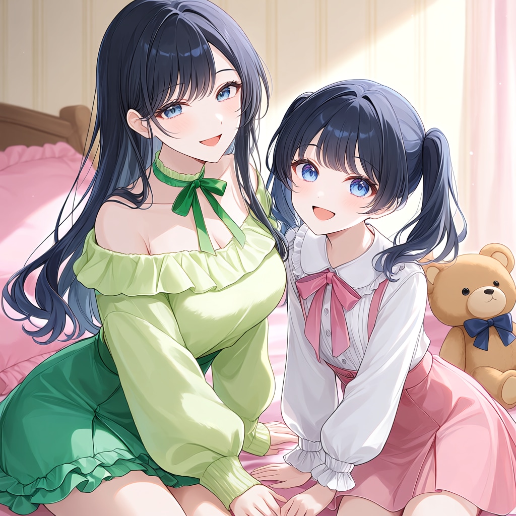 姉妹を脱がせて食べ比べ