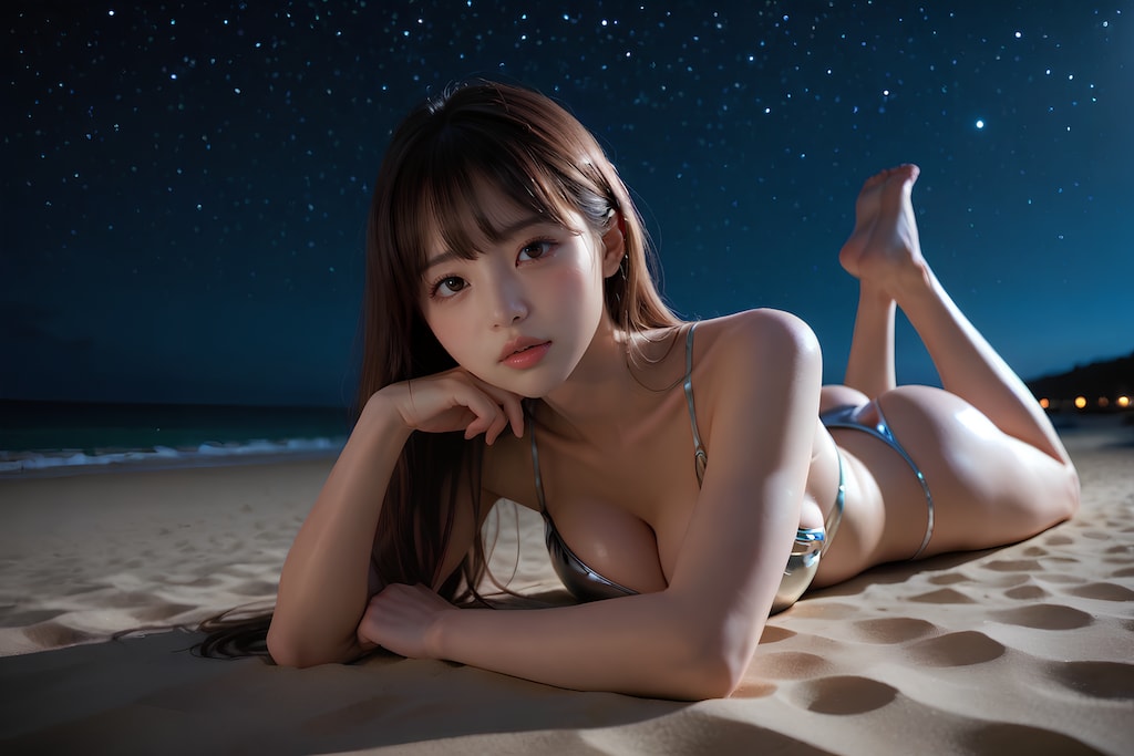 ナイトビーチの香織