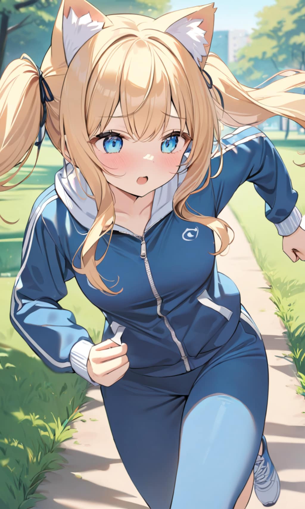 こるり「おおっと走るこける」まや「気を付けろよ」