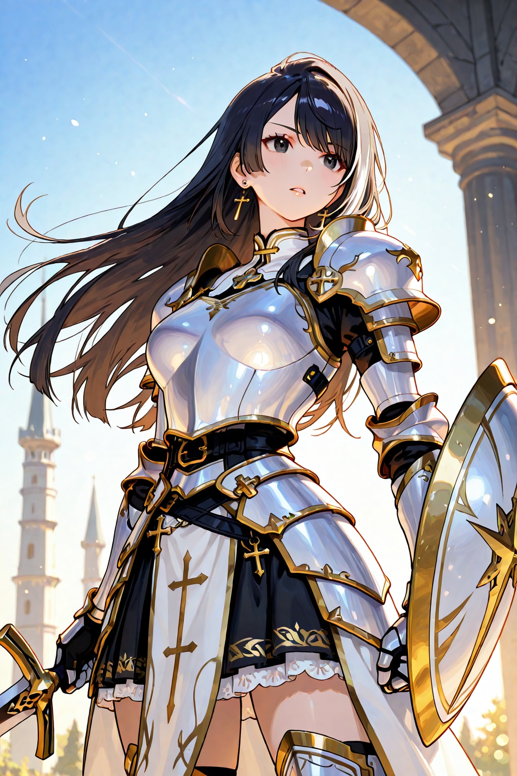 黒髪の騎士⑤ | の人気AIイラスト・グラビア
