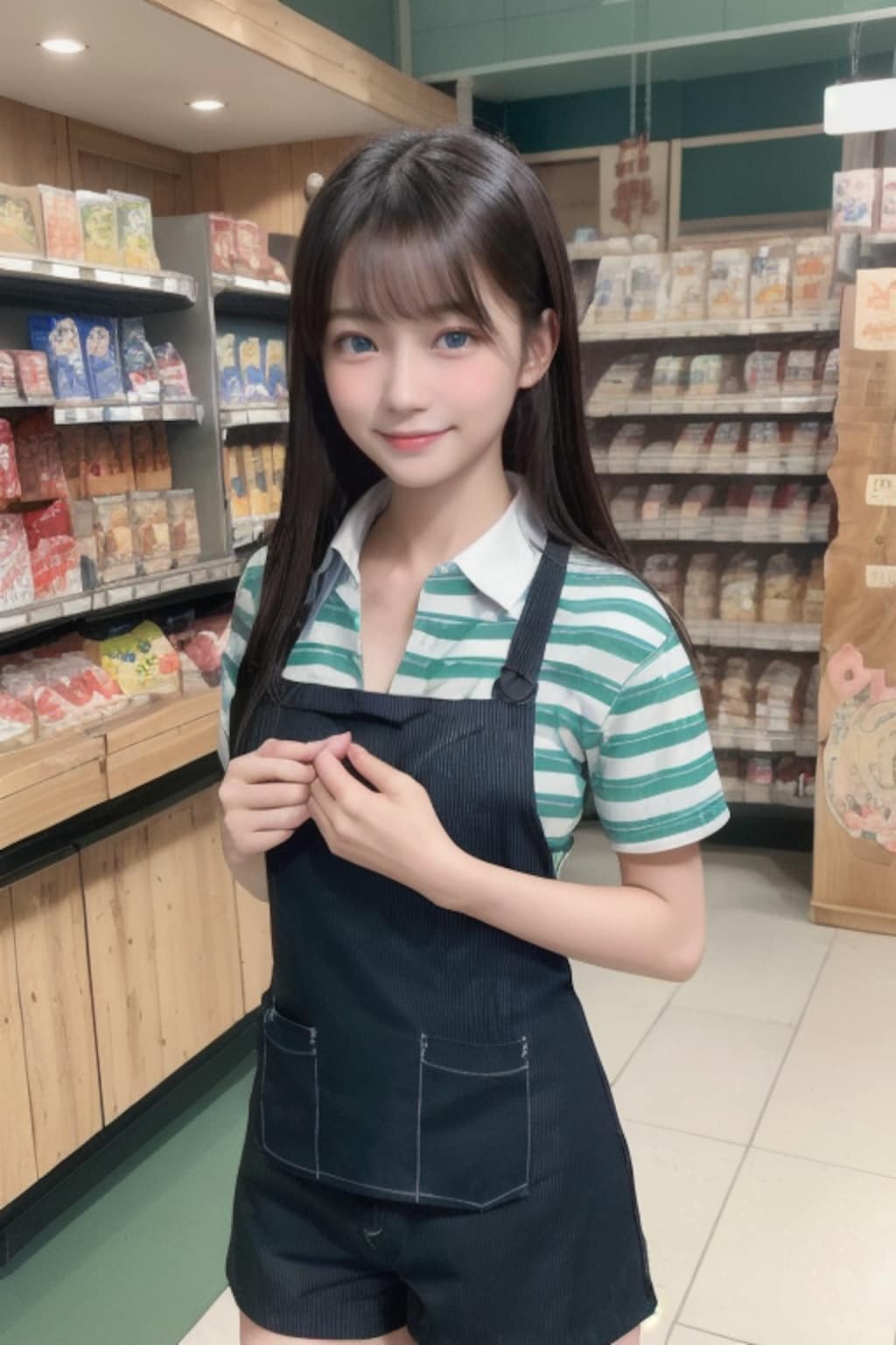 コンビニの看板娘