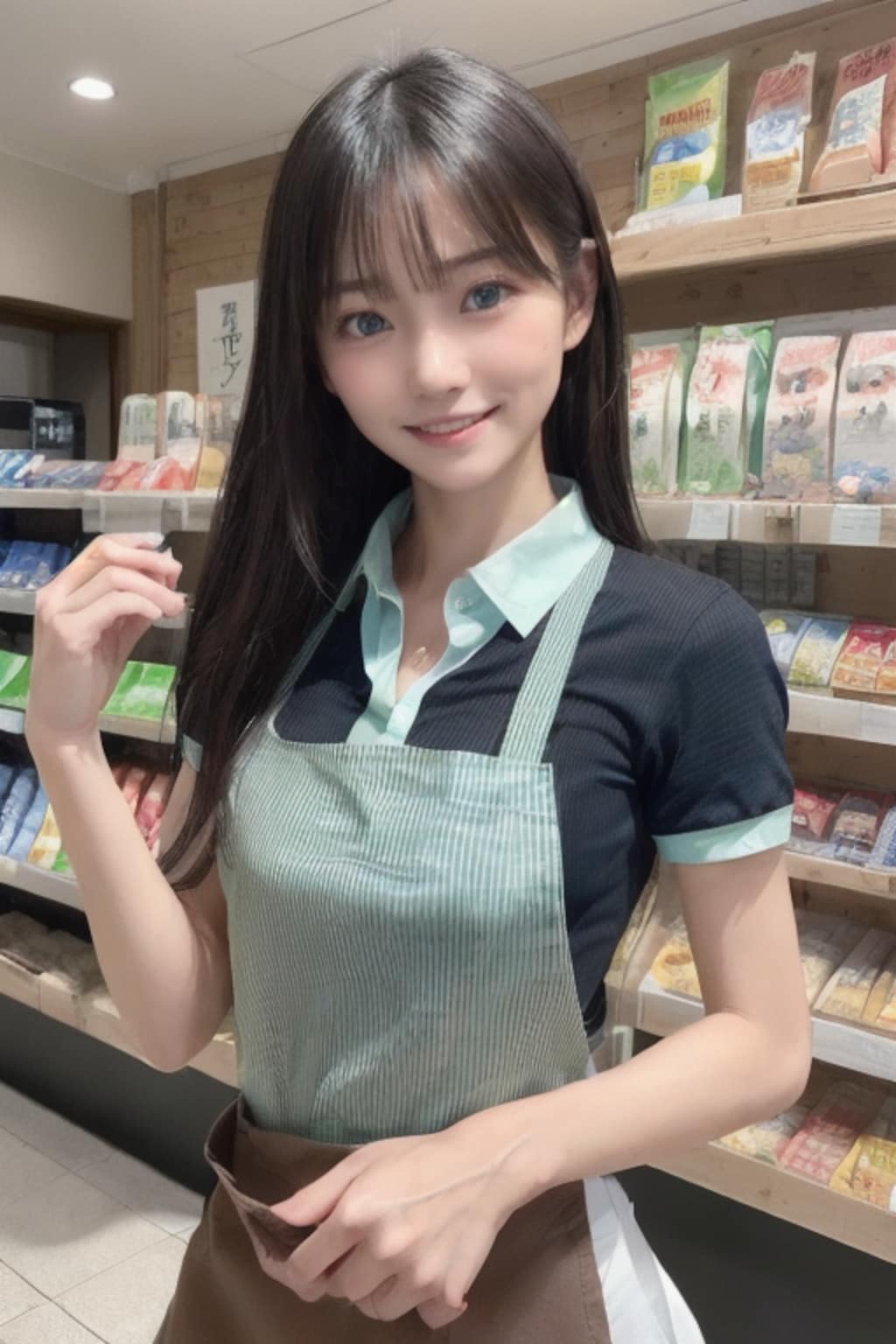 コンビニの看板娘