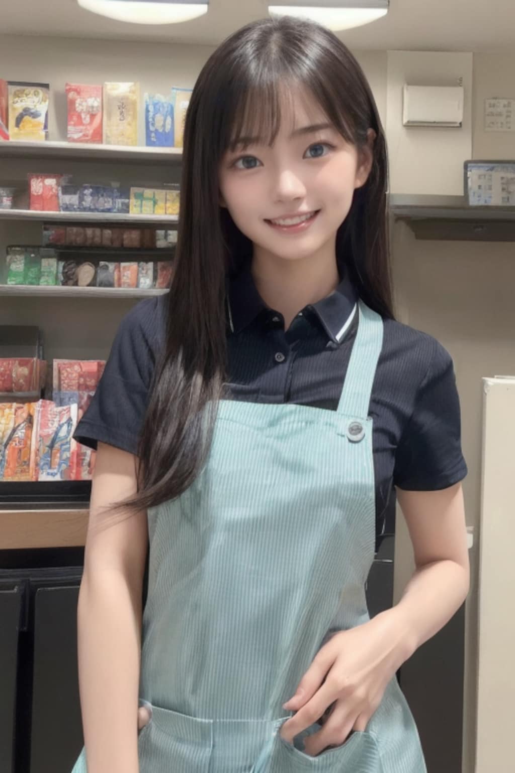 コンビニの看板娘