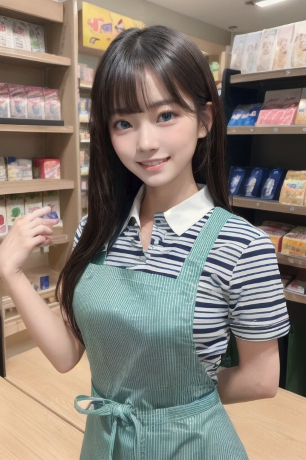 コンビニの看板娘