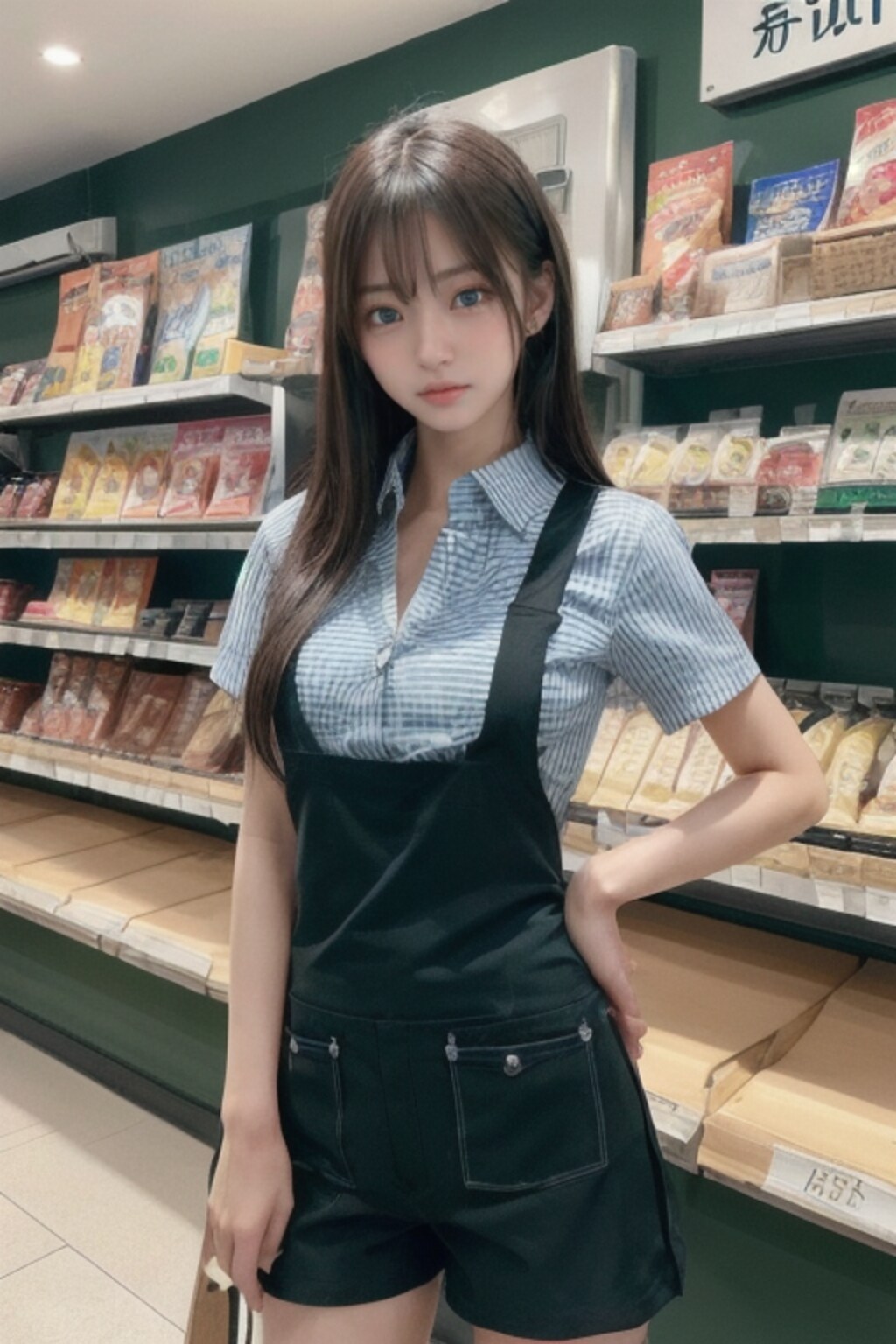 コンビニの看板娘