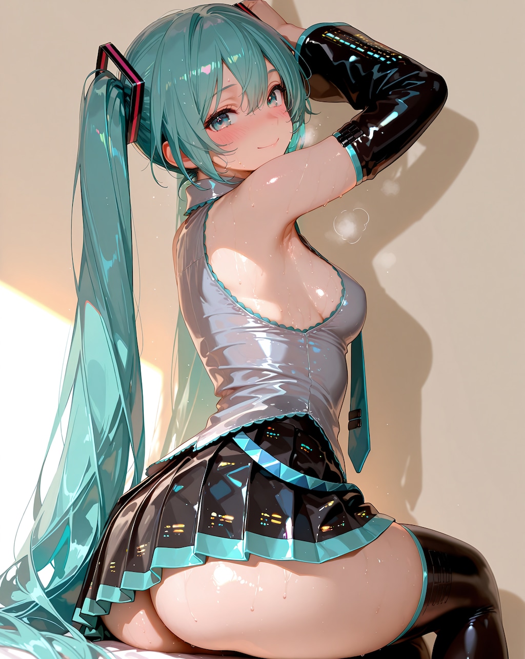 ミクさん♪…腋＆よこ乳♡