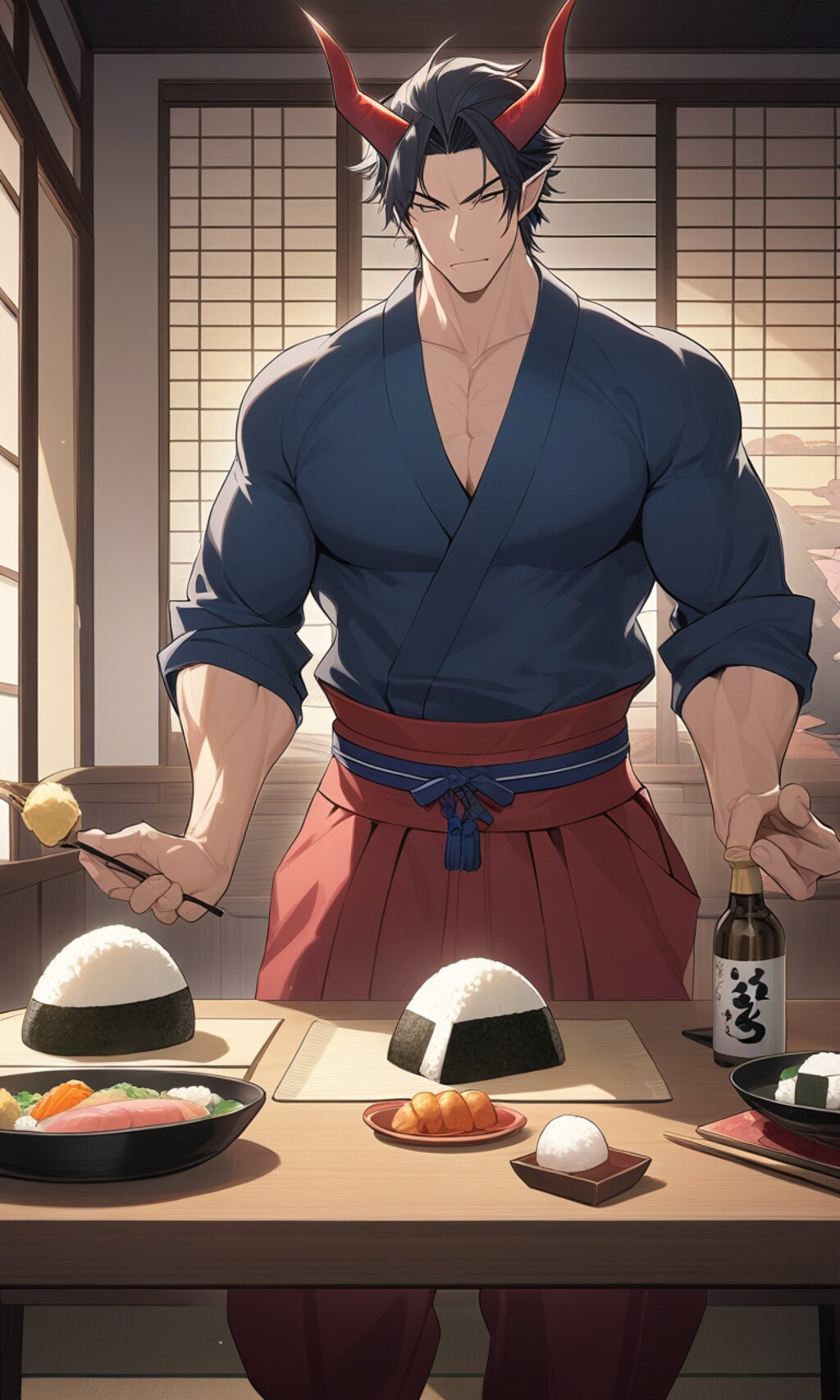 鬼のお兄さんのおにぎり屋さん