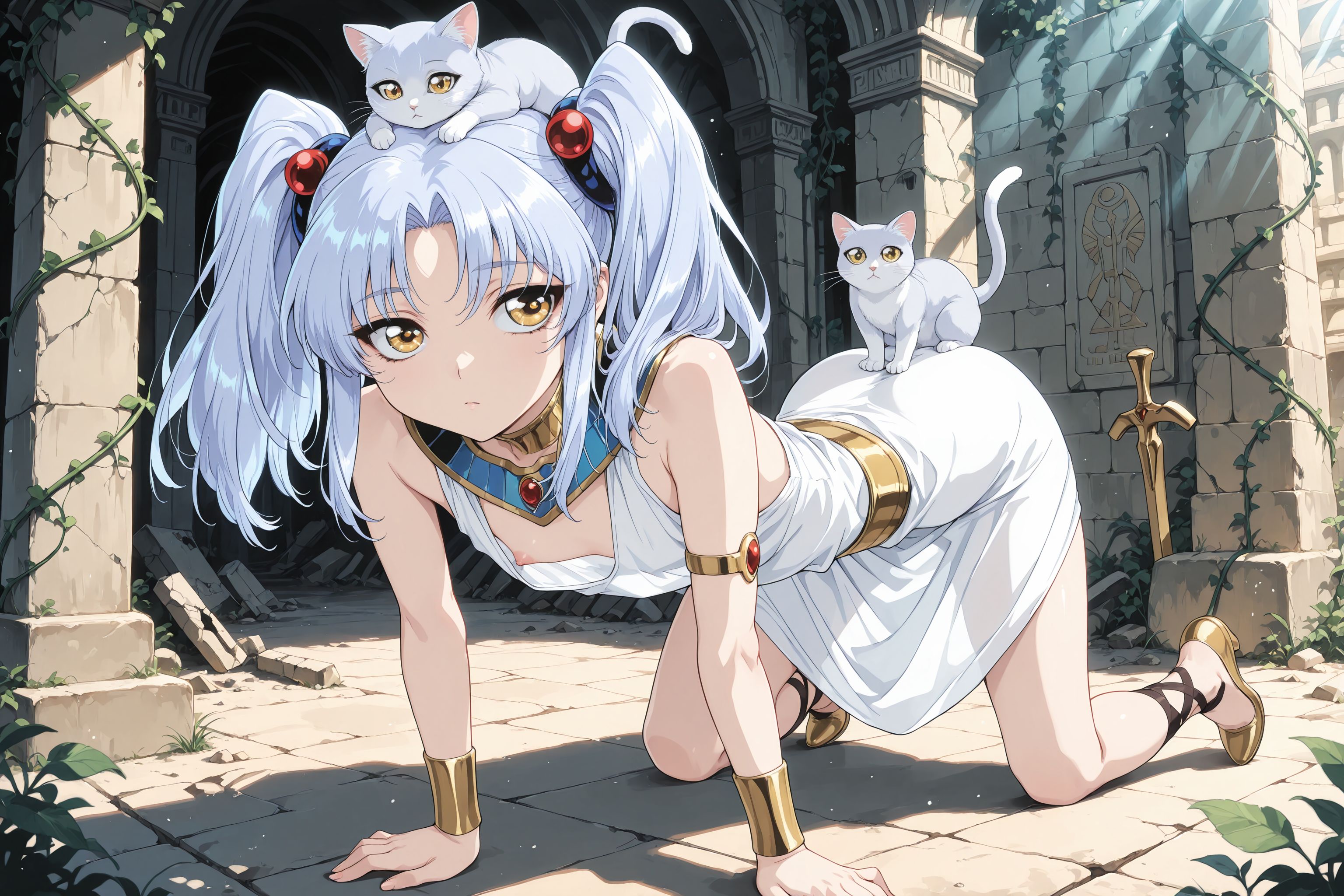 猫乗せ