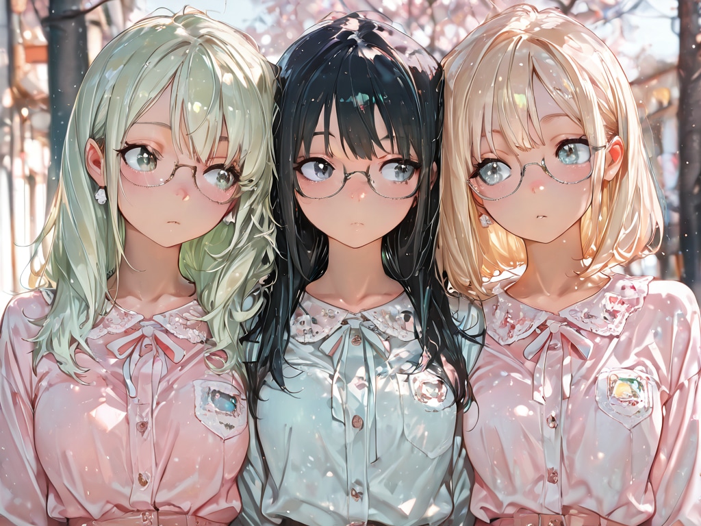 メガネっ娘👓 | の人気AIイラスト・グラビア