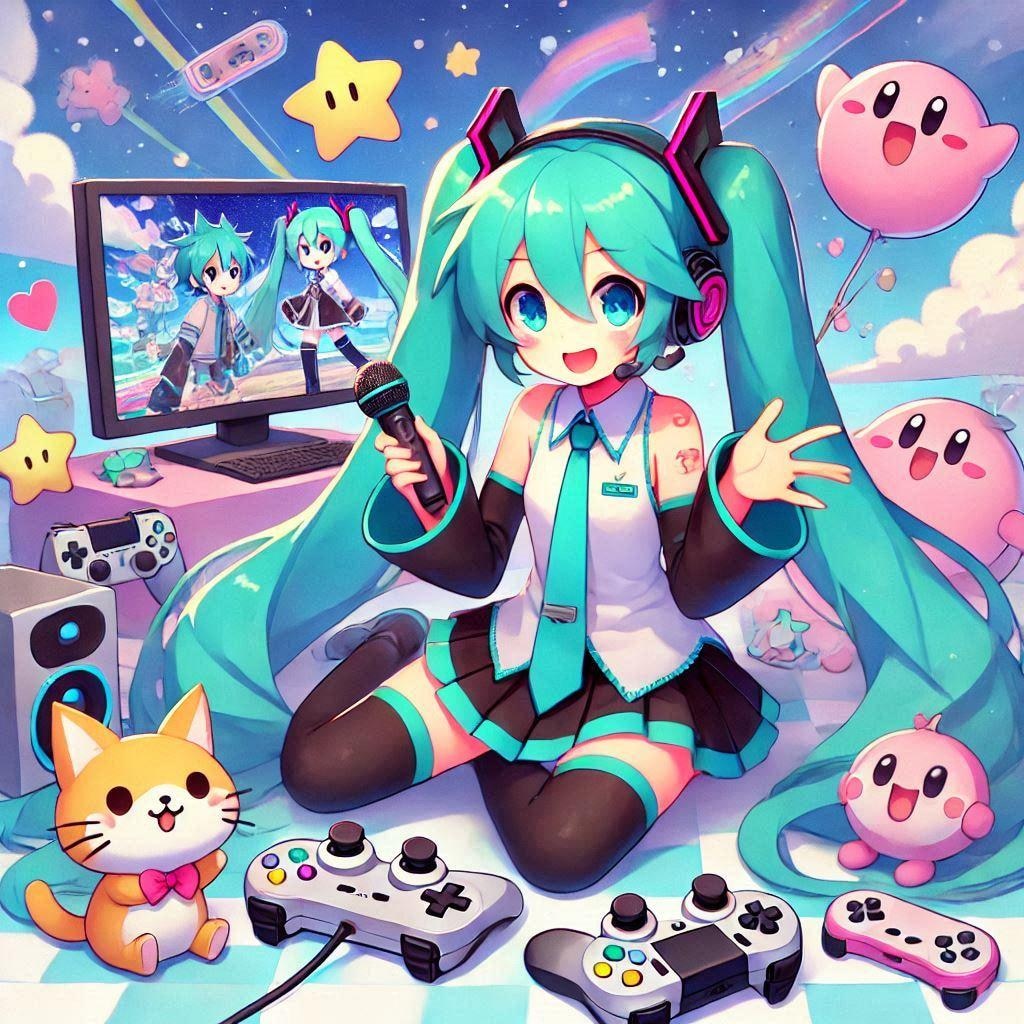 初音ミクとテレビゲーム