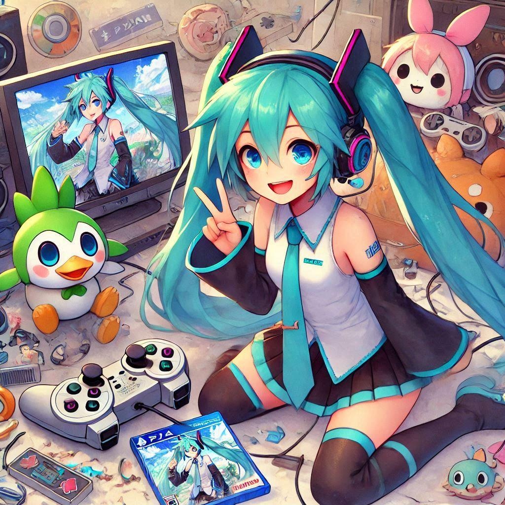 初音ミクとテレビゲーム