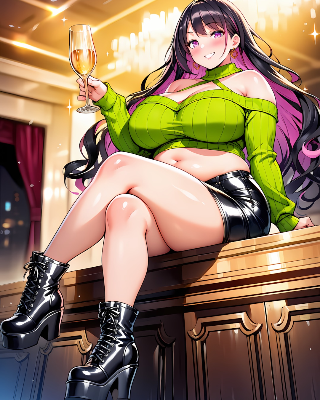 💚リナと乾杯っ！最高のディナーデート