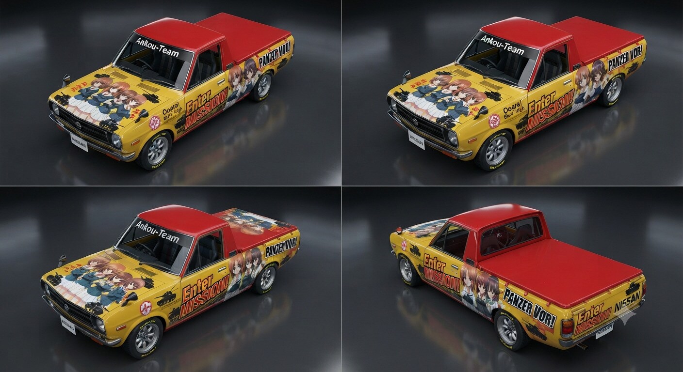 ガルパン痛車サニートラック | の人気AIイラスト・グラビア