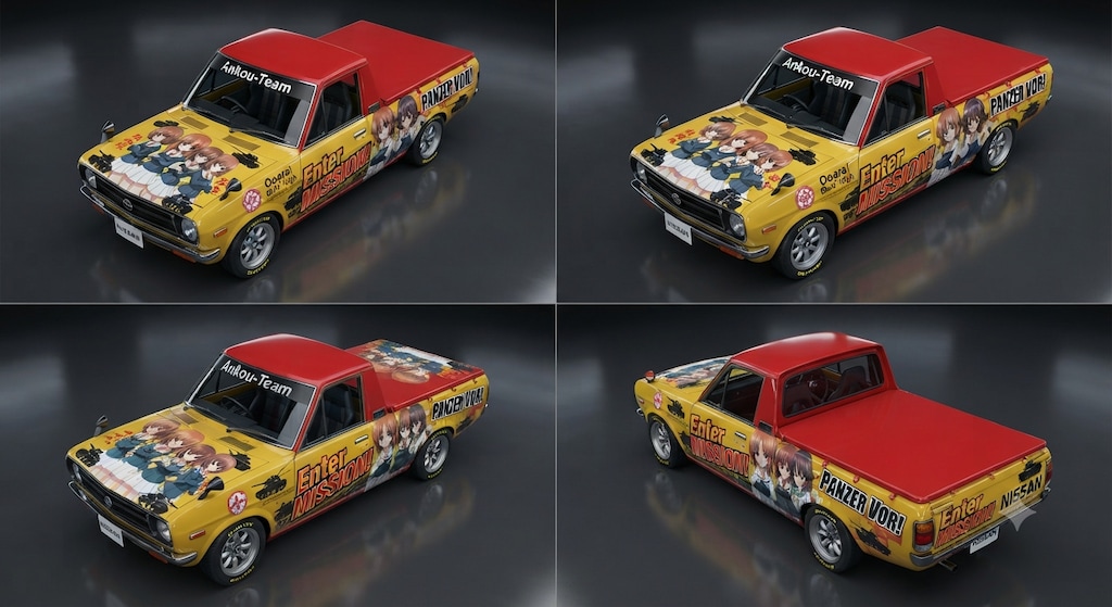 ガルパン痛車サニートラック