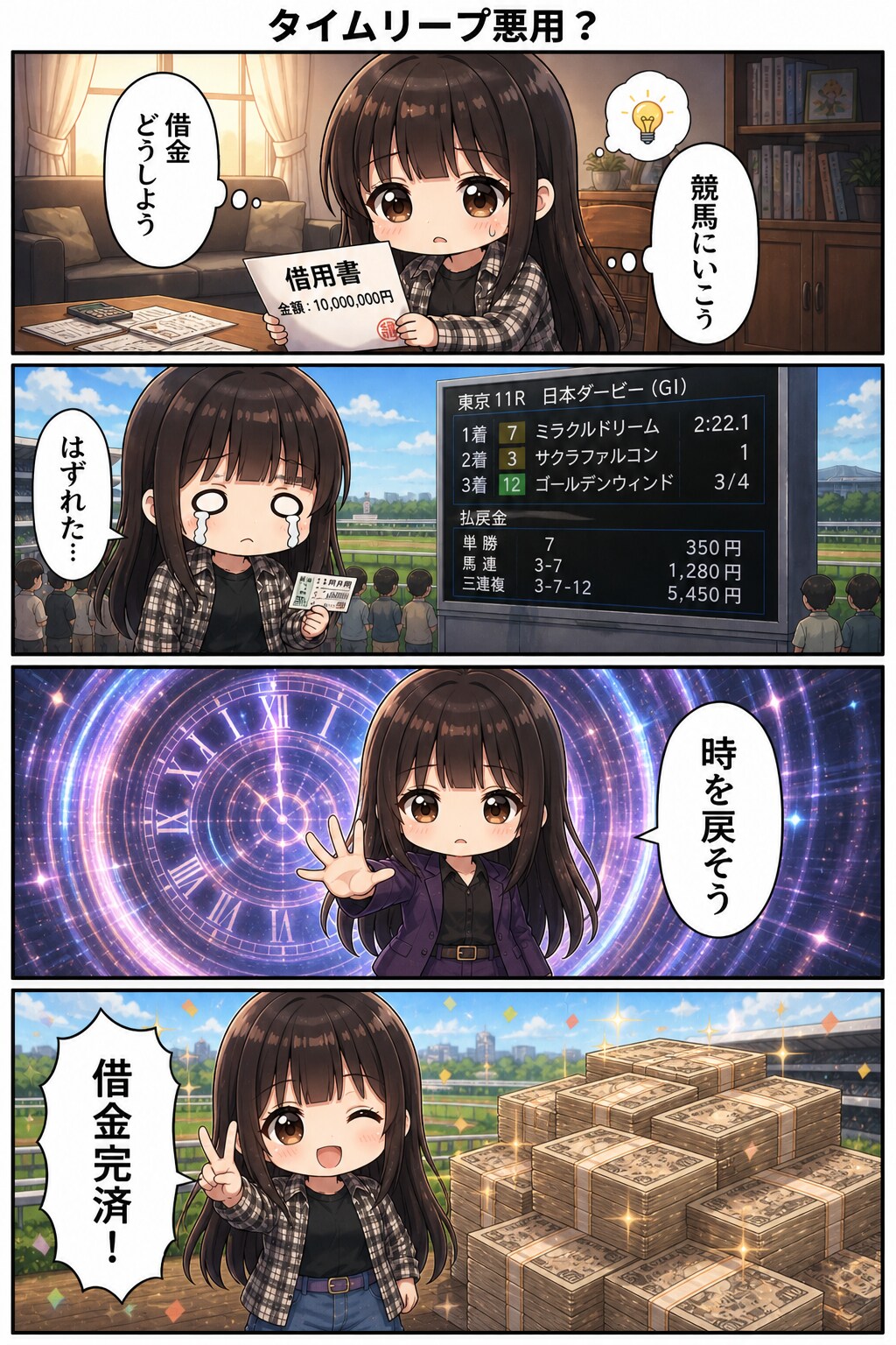 タイムリープ悪用 | の人気AIイラスト・グラビア