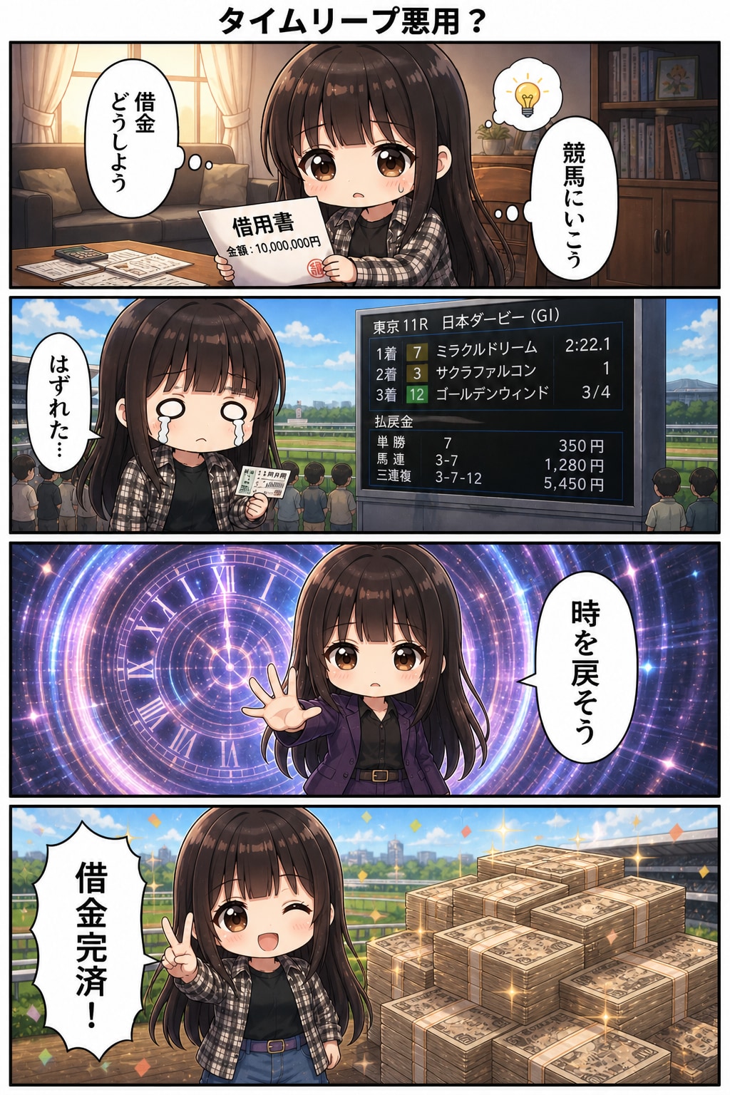 タイムリープ悪用