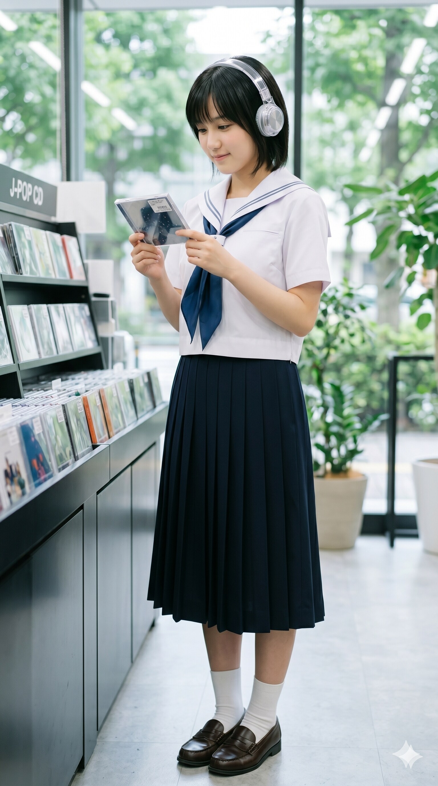 普通の美少女　中古CD店...絶滅危惧