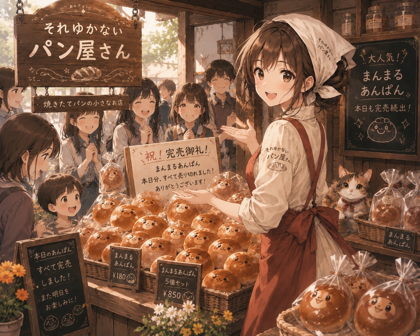それゆ「かない」あんぱんが大人気