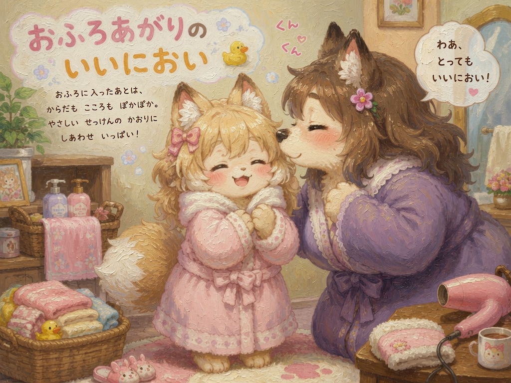 おふろあがりのいいにおい