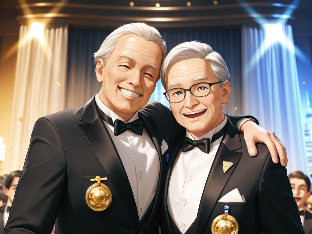 A prime example of mutual respect.