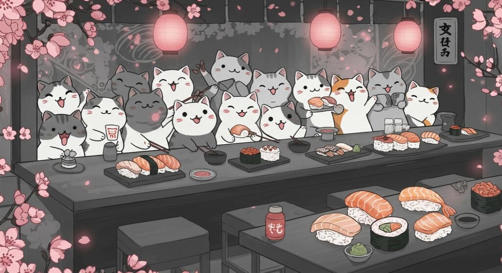 ニャウ寿司『らっしゃい！ニャウ寿司』【ニャンノ世界】