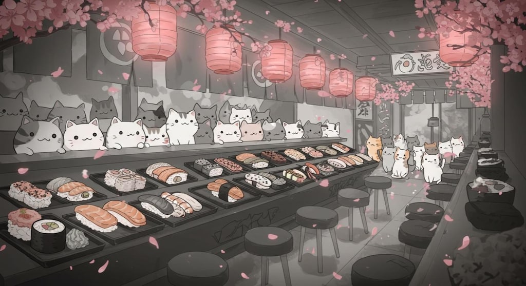 ニャウ寿司『らっしゃい！ニャウ寿司』【ニャンノ世界】