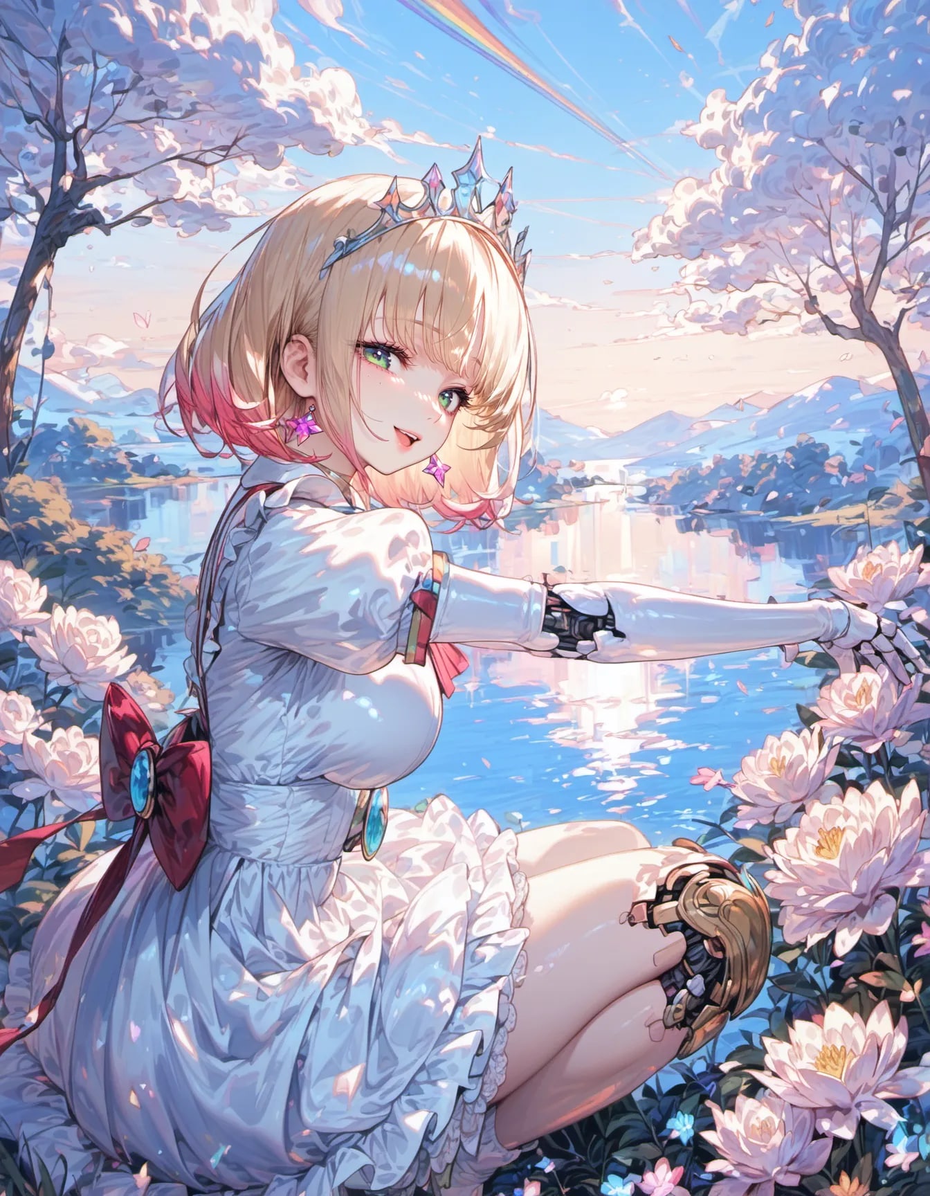 The Clockwork Princess in Bloom | の人気AIイラスト・グラビア