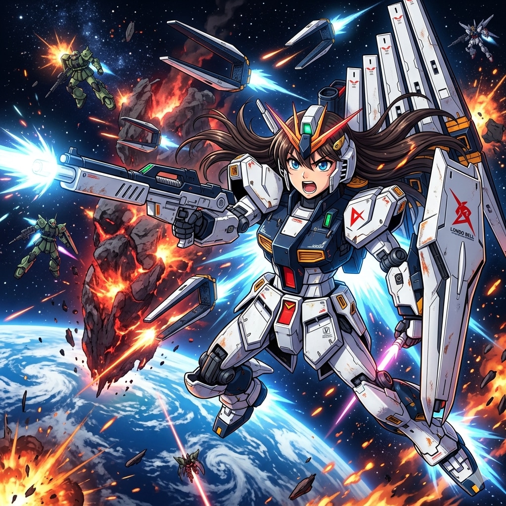 νガンダム少女 | の人気AIイラスト・グラビア
