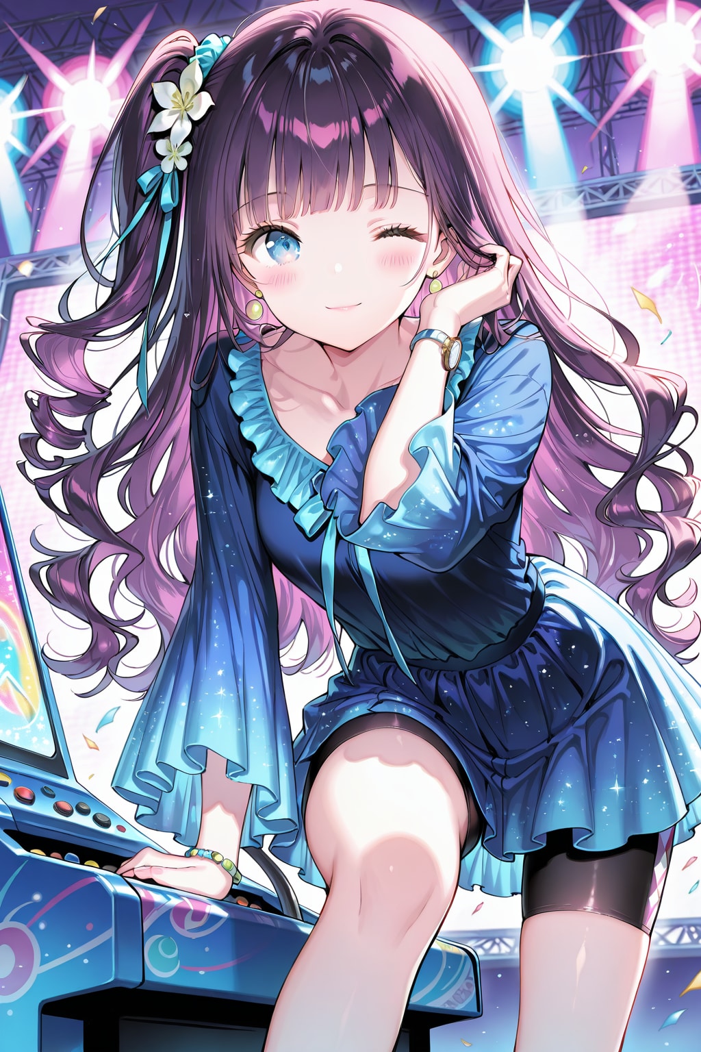 やりましたご主人様❤️PERFECTですよ❤️絵梨奈まだ初めて(音ゲー)数カ月なんですよ❤️