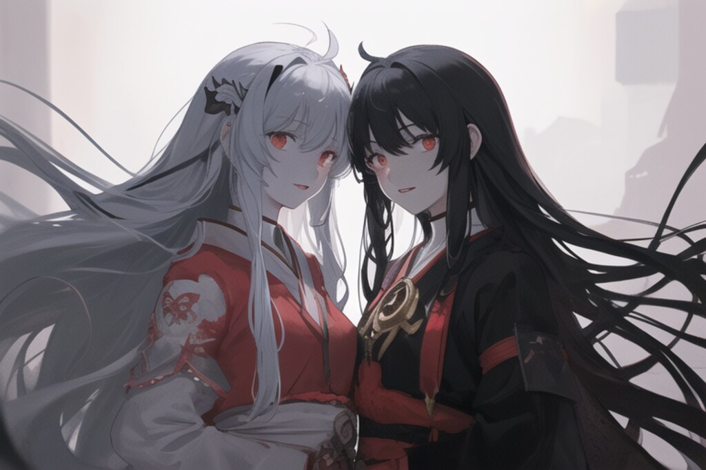 白と黒（なんて書いたっけ⁇）