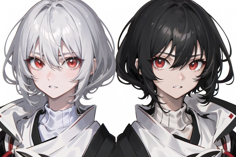 白と黒（なんて書いたっけ⁇）