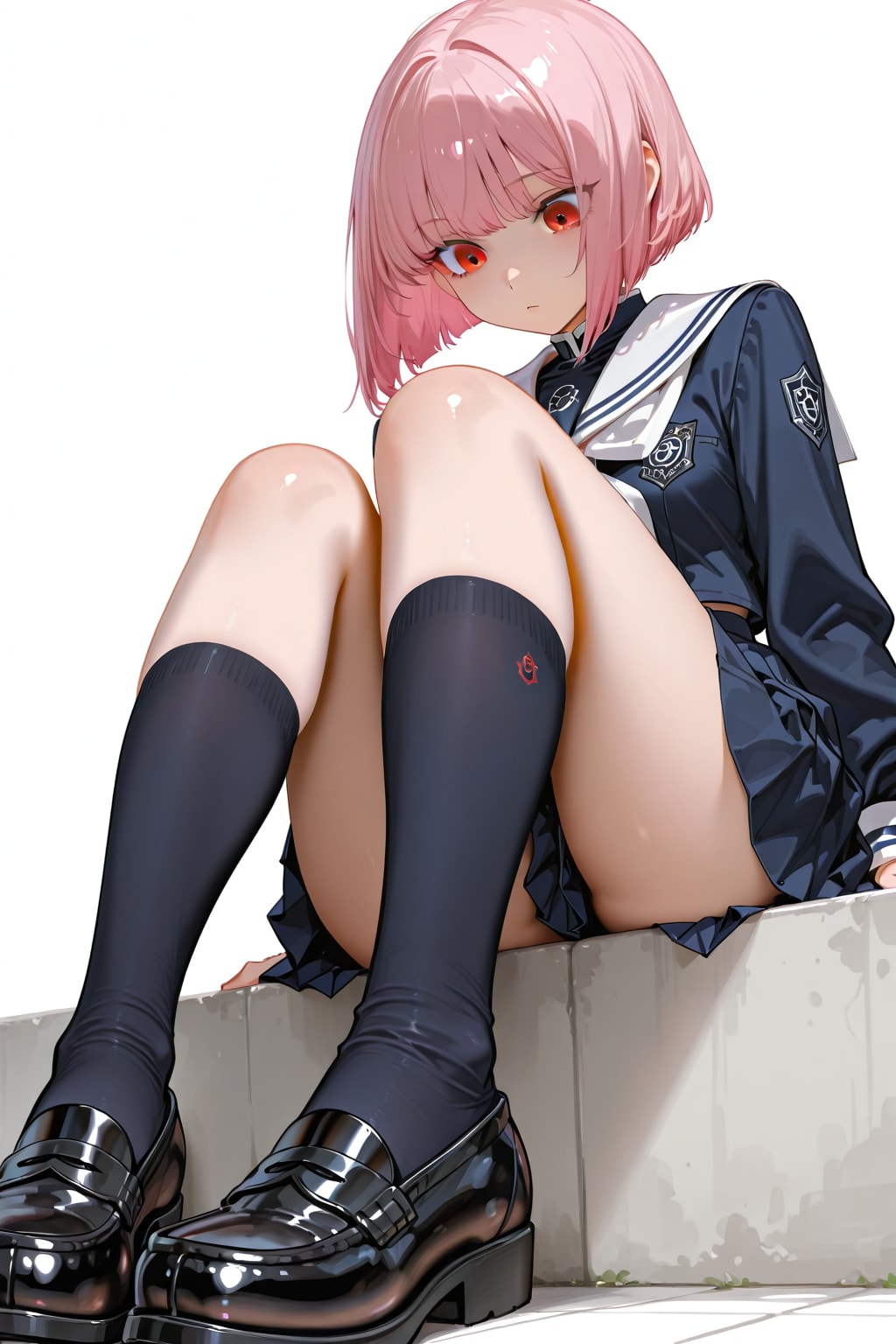 セーラー服（紺） | の人気AIイラスト・グラビア