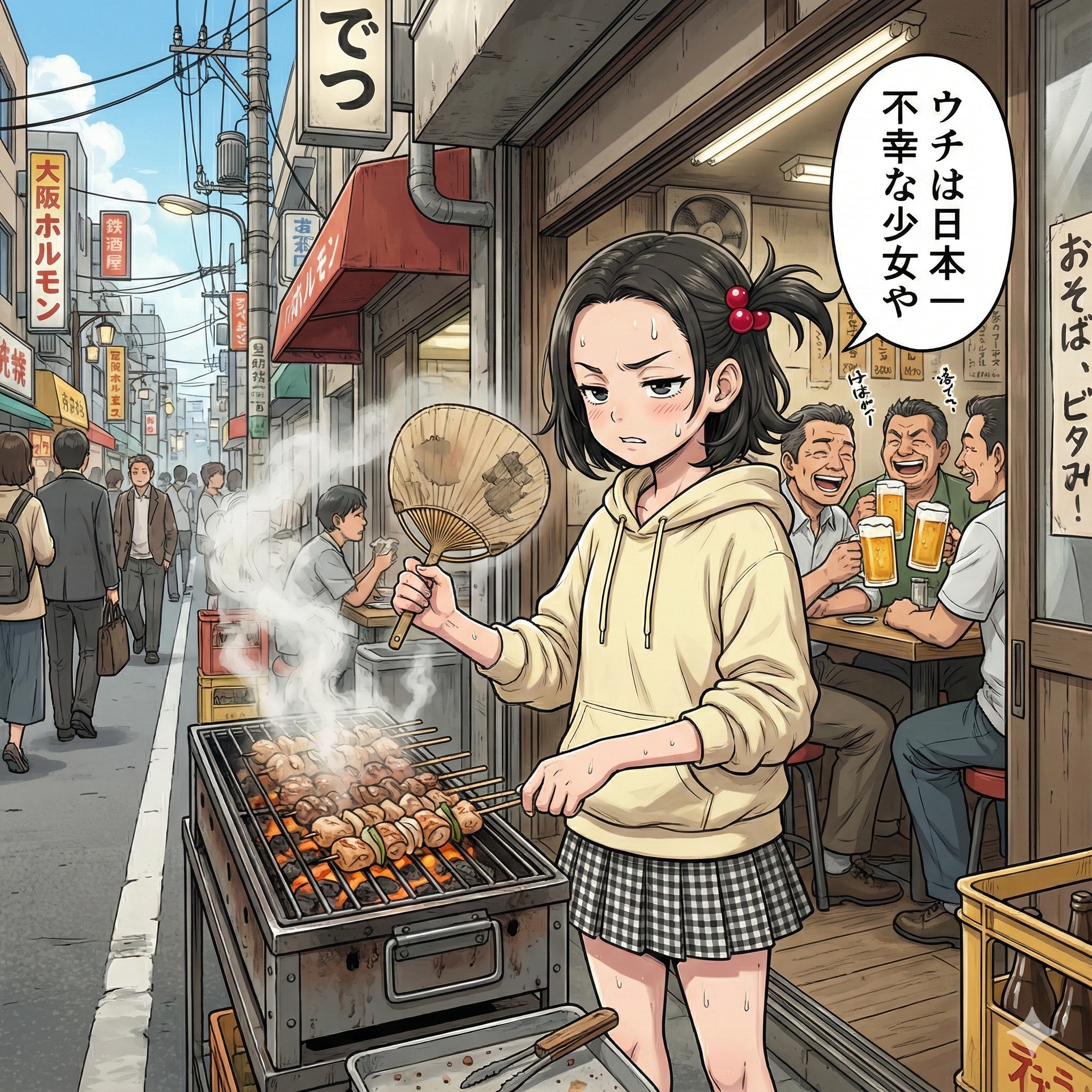 【ファンアート】じゃりン子チエ現代風オマージュ | の人気AIイラスト・グラビア