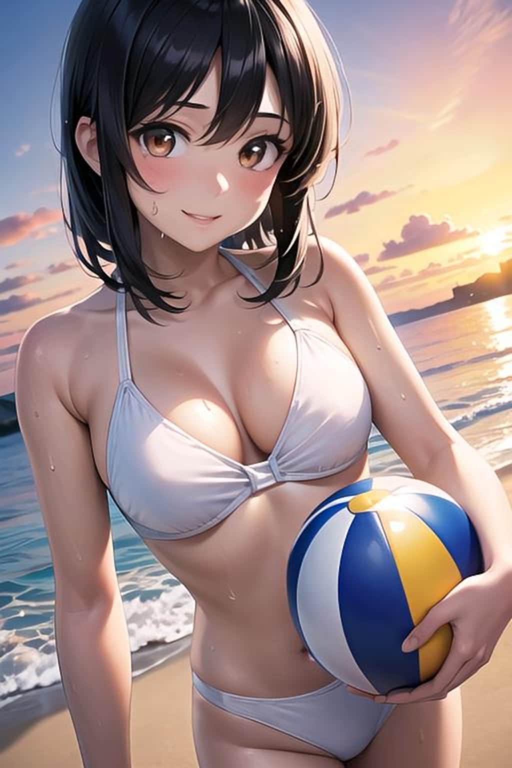 白ビキニ