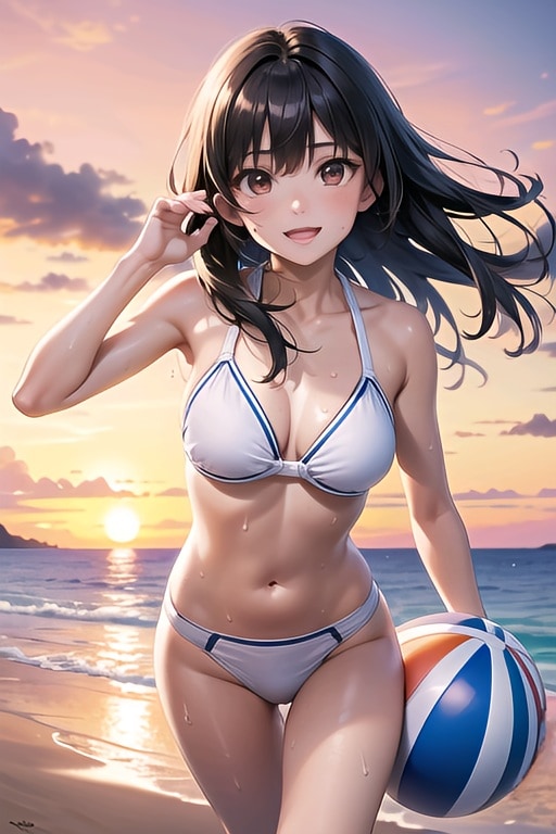 白ビキニ