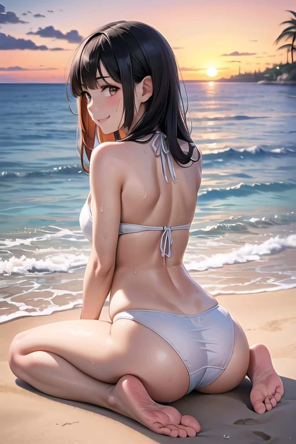 白ビキニ