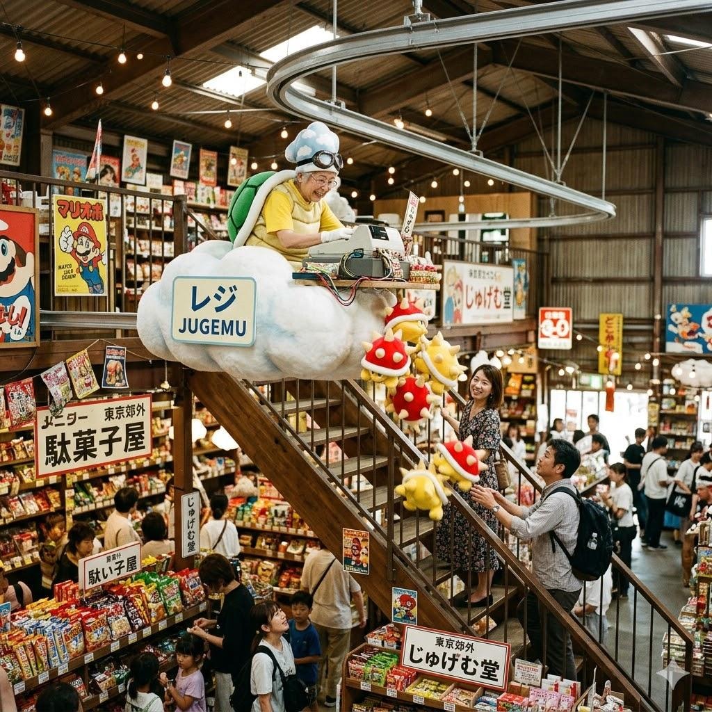 ジュゲム風の駄菓子屋