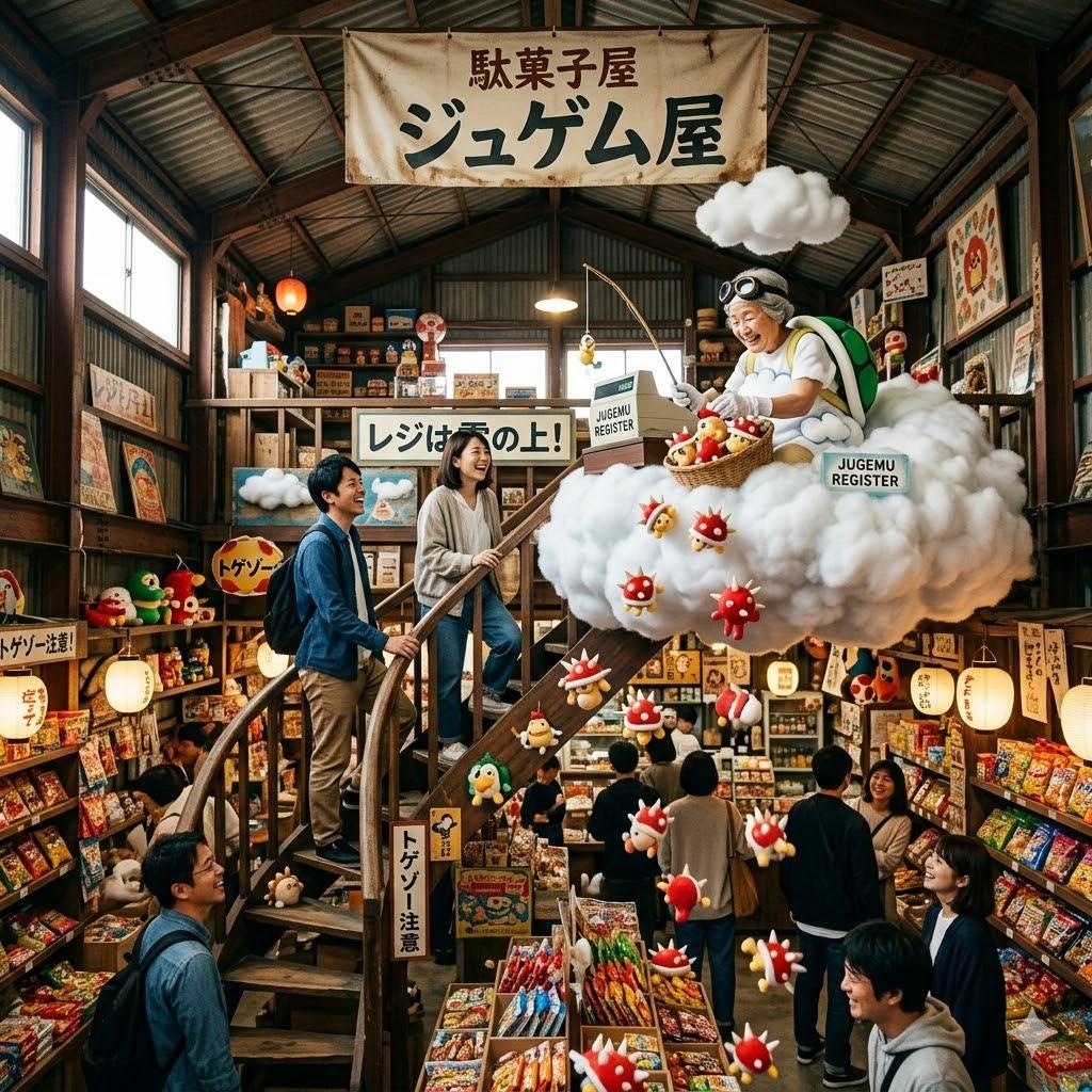 ジュゲム風の駄菓子屋