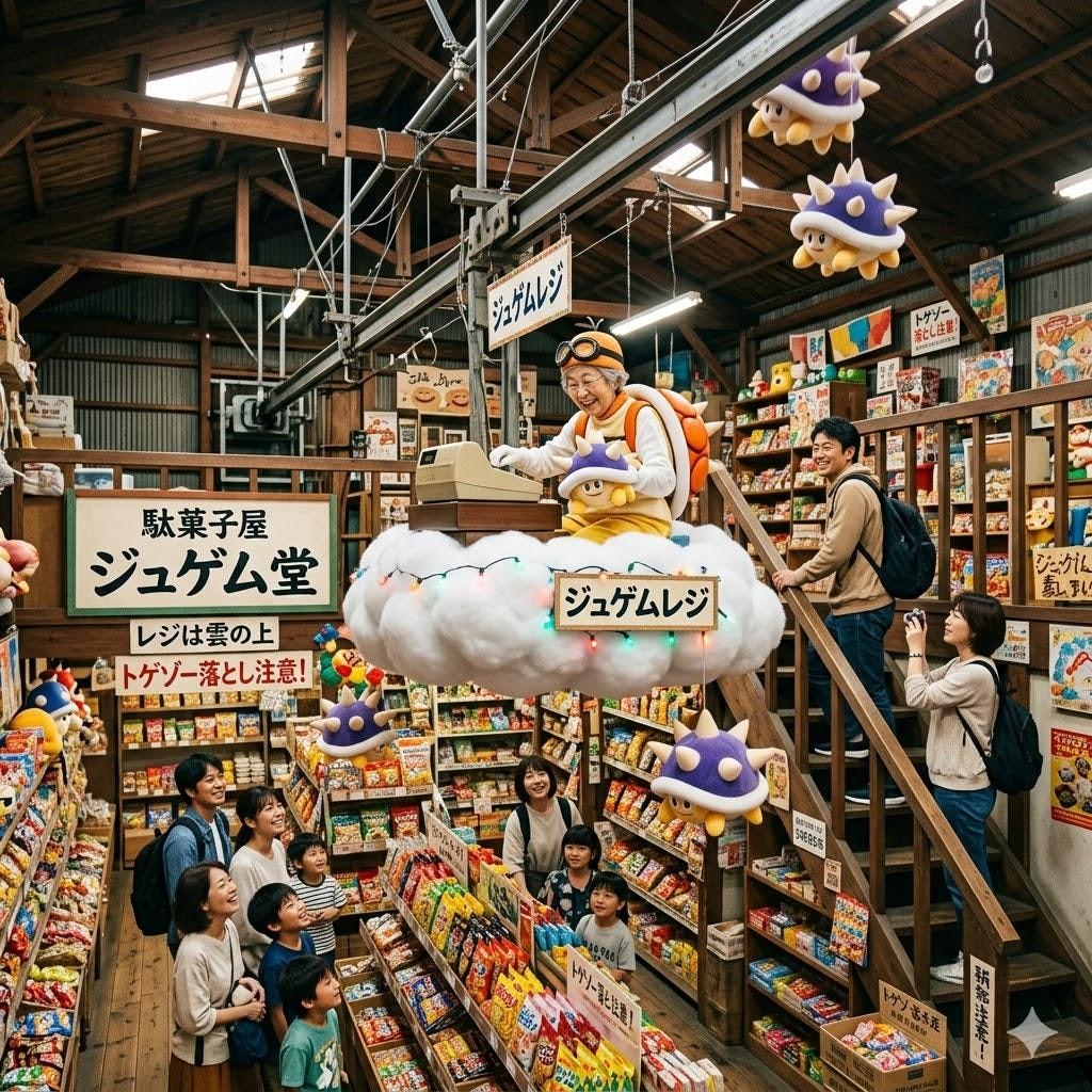 ジュゲム風の駄菓子屋