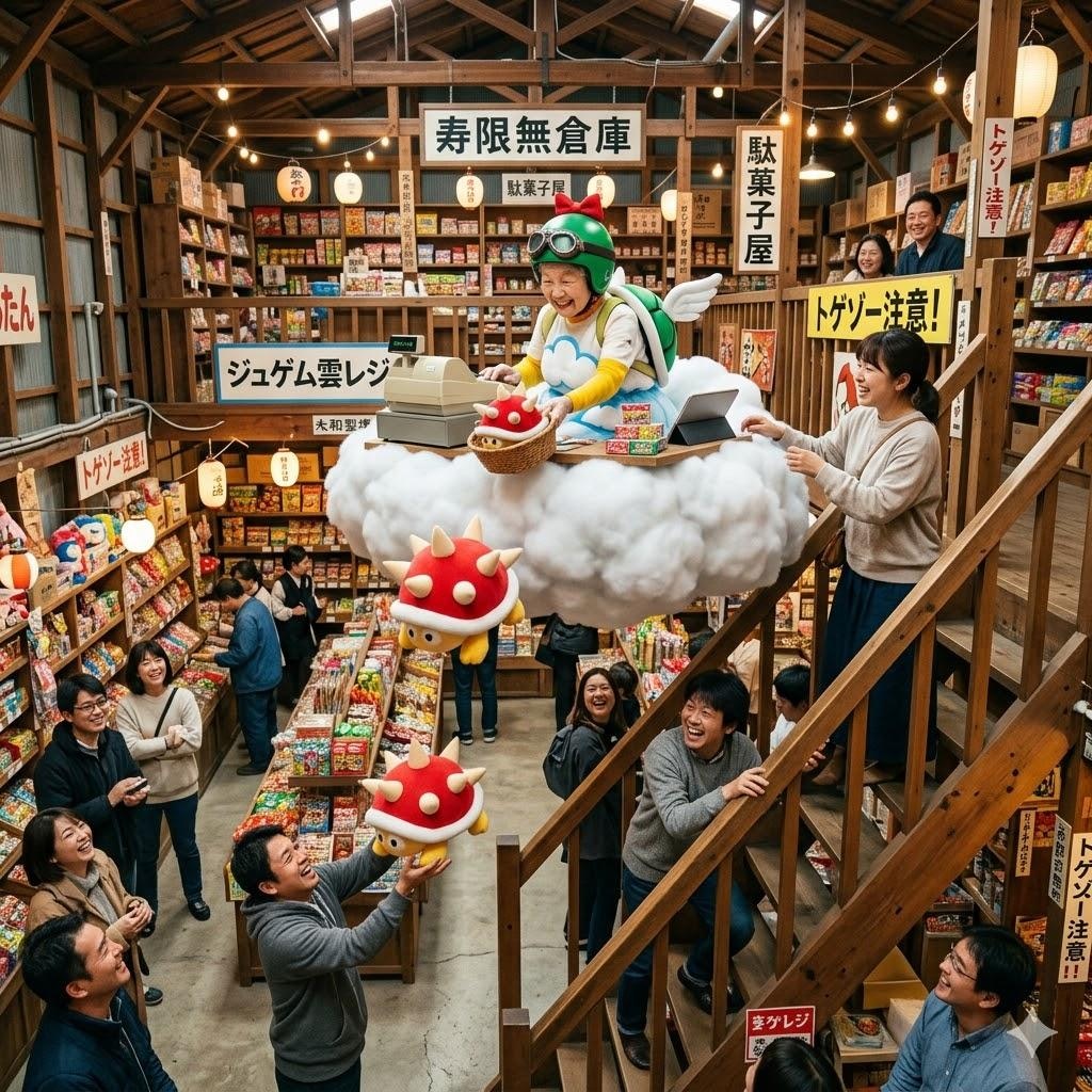 ジュゲム風の駄菓子屋
