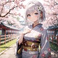 春日の零れ桜 6枚目