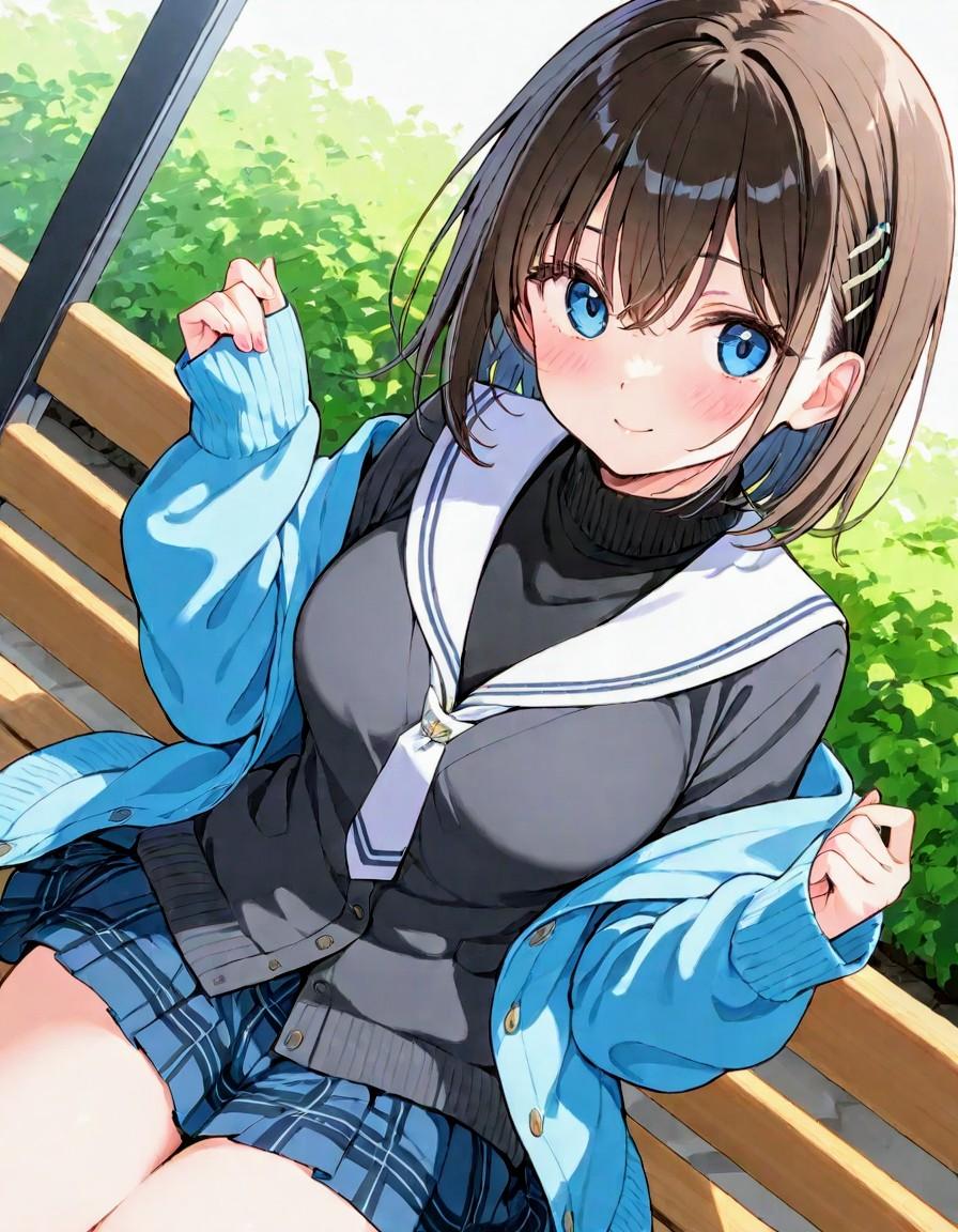 セーラー服風ファッションな、お姉やん | の人気AIイラスト・グラビア