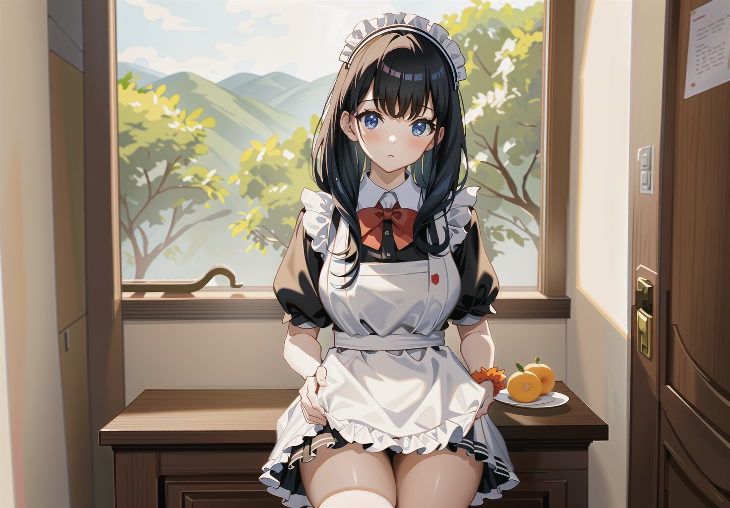 ミニスカメイド